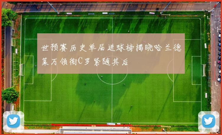 世预赛历史单届进球榜揭晓哈兰德莱万领衔C罗紧随其后