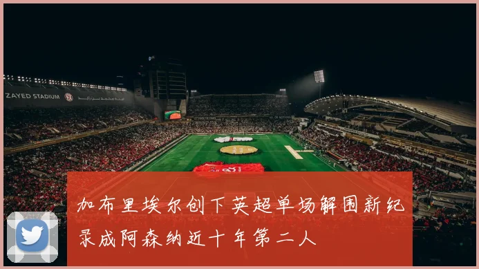 加布里埃尔创下英超单场解围新纪录成阿森纳近十年第二人